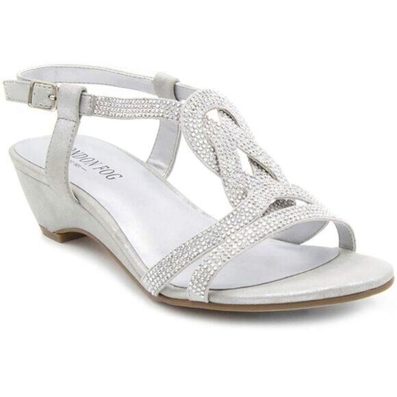 London Fog Shoes - London Fog Women’s Sandals sz 9.5 Demi-Wedge NEW # bag 50-E